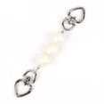 thumbnail image 1 of Accesorios de cadena de perlas Liso Blanco Imitación Perla Teléfono Cadena Correas San Valentín Día Decoración Regalos de cumpleaños para mujer Plata Eigraketly AP004772-03, 1 of 7