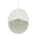 thumbnail image 5 of Swing Lounge Chair, Sunbrella, White Beige, Modern Contemporary Urban Design, Outdoor Patio Balcony Cafe Bistro Garden Furniture Hotel Hospitality, 5 of 6