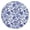 Floral & B, variant on Round Stretch Tablecloth with Boho Chic Starfish Design - Waterproof Scratch-Resistant Windproof Table Cover for Picnics and Camping