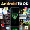 thumbnail image 4 of FOSSiBOT F110 Pro 8+20GB+128GB/1TBDimensity 6300 Octa-Core Android 15, Outdoor 5G Rugged Smartphone Unlocked, 10000mAh Battery, 50MP Camera, NFC, Smart Toolbox, 4 of 8