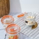 thumbnail image 4 of Frascos de vidrio Encheng de 200 ml con tapas herméticas, paquete de 12, 4 of 7