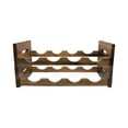 thumbnail image 3 of Kalmar Home  Acacia Wood Stackable 4-Bottle Wine Rack, 3 of 3