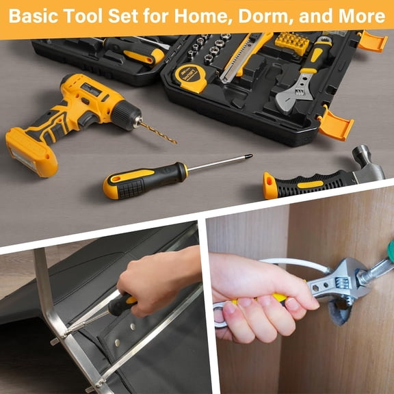 154-Piece Drill Set with 8V Cordless Drill