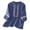 Navy, variant on Linen Shirts for Womens Half Sleeve Mandarin Collar Tee Embroidery Vintage Summer Loose Lightweight Blouses Light Purple XL/3