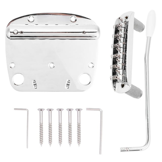 Tremolo Vibrato & nbsp; Ensemble de Chevalet de Queue pour les Pièces de Rechange de Guitare Mustang