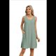 thumbnail image 4 of Vestido de Verano para Mujer, Color Verde Oscuro, Talla XXL, 4 of 10