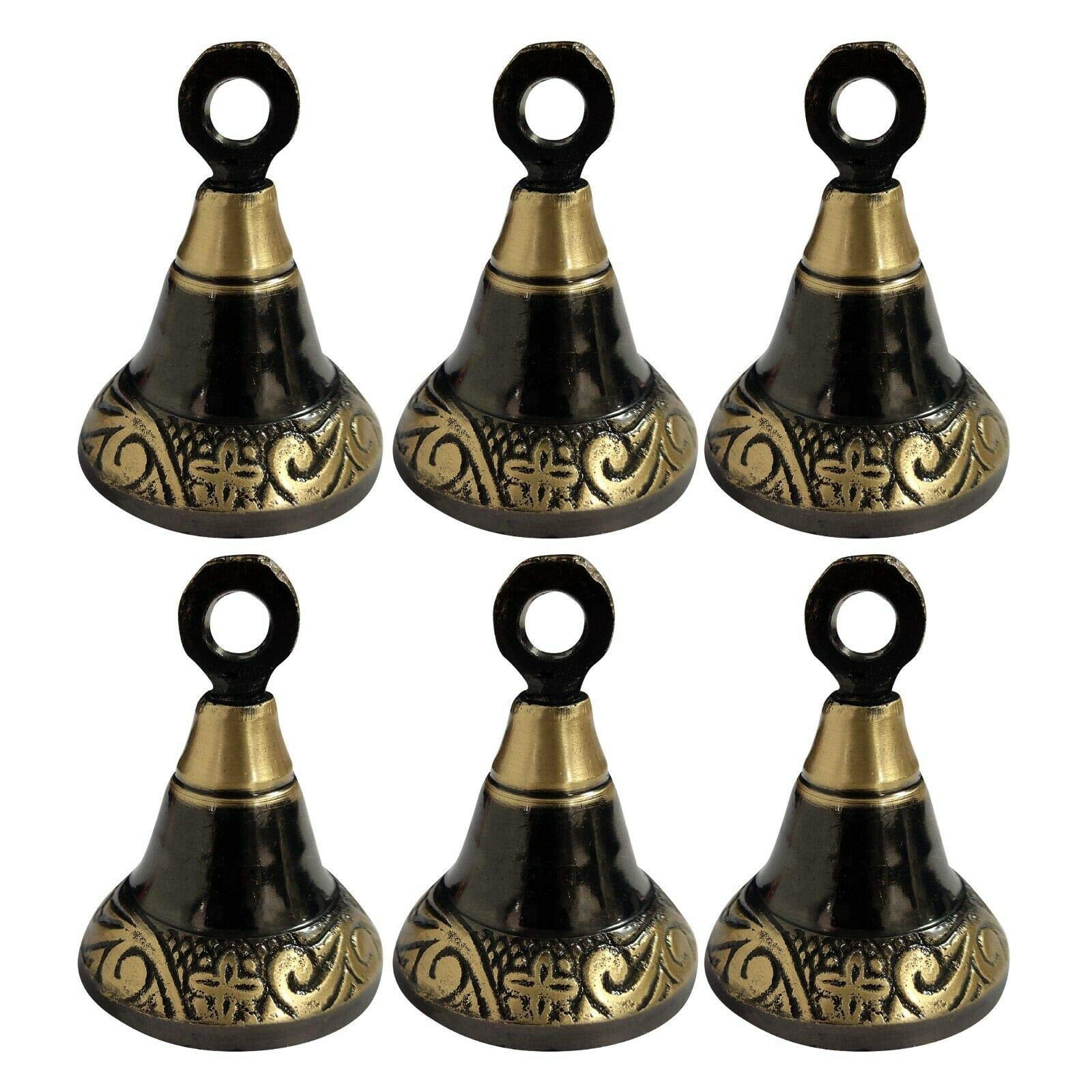 Decorative Jingle Bells Making Wind Chimes Christmas Hanging Bell Gift Set of 12