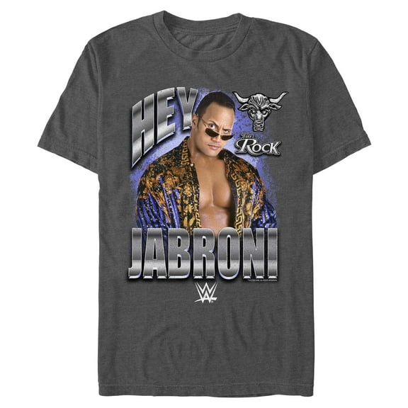 Mens WWE The Rock Hey Jabroni T Shirt