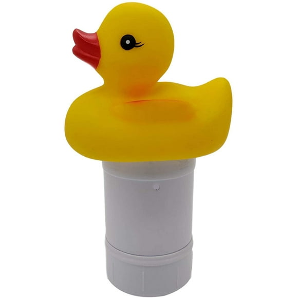 Pool Chemical Dispenser - Chlorine Floater, Duck Floating Pool Chemical Dispenser, Release for Indoor & Outdoor Swimming Pool Hot Tub SPA 14×24.5cm