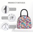 thumbnail image 4 of Haiem Watercolor Owl Printed Lunch Bag Women, Lunch Box Lunch Bag for Women, Small Leakproof Cute Lunch Tote Large Capacity Reusable Insulated Cooler Lunch Container, 4 of 5