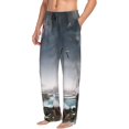 thumbnail image 6 of Honiee 3d Lighthouse in the Surf for men - a sleek fusion of Straight Pajama Pants, versatile Lounge Pants, and cozy Sleepwear, all rolled into one-X-Large, 6 of 6