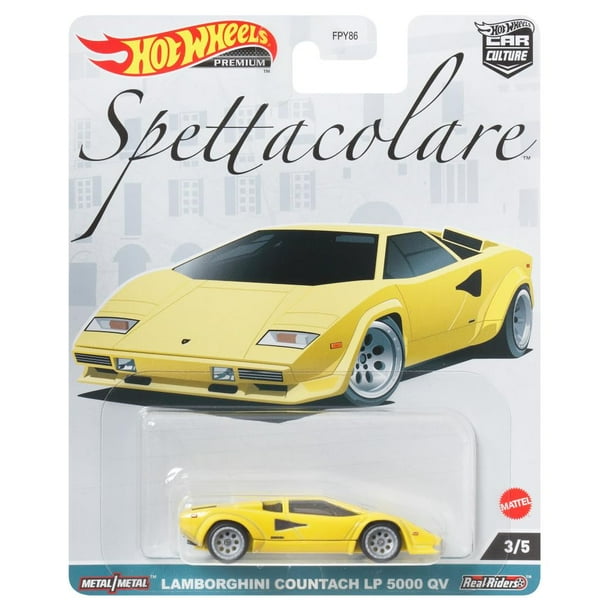 Modelo de coche fundido a presión Hot Wheels Lamborghini Countach LP 5000 QV