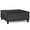 Distressed Black, variant on Simpli Home Ellis 36" WD Square Coffee Table Storage Ottoman in Distressed Saddle Brown