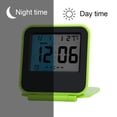 thumbnail image 5 of Foldable Alarm Clock Portable Ultra Slim Design Travel Tabletop Digital Alarm Clock with Temperature Calendar Date Week, 5 of 8