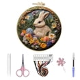 thumbnail image 1 of zhangmingg Easter Embroidery Kit for Beginners DIY Home Art Craft with Threads Needle and Pattern, 1 of 6
