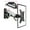 SILVER WITH STB1, variant on F120 17-27" Gas Spring Full Motion TV Wall Mount Bracket LCD Monitor Stand Aluminum Arm Bracket Silver 360 Rotate ,Easy to Use