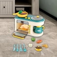 thumbnail image 1 of Juego de cocina con s para niños, utensilios de cocina para s, juego de juguete de regalo, utensilios de cocina para niños, juego de Verde, 1 of 10