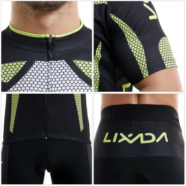 Maillot de ciclismo de manga corta para hombre traje deportivo corto acolchado Walmart en linea