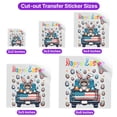 thumbnail image 5 of Happy Easter Devon Rex American Flag Truck Bunny Ears Cutout Transfer Sticker Cat Lover Kitten Owner Gifts Transparent Decal Art Decor - 03001, 5 of 5
