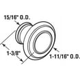 thumbnail image 2 of Prime-Line N 7370 Bi-Fold Door Knob - Wide Base, Diameter Door Knob For Easy Gripping, Replace Old or Unsightly Knobs, 1-11/16 in. Outside Diameter, Diecast, Antique Brass Plated (Single Pack) C63, 2 of 2