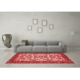thumbnail image 3 of Ahgly Company Indoor Square Animal Red Traditional Area Rugs, 5' Square, 3 of 4