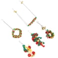 thumbnail image 3 of Juguetes de Pájaros, Divertido Atractivo Atractivo de 5 PCS Swing Lindo Con Campanas para la Decoración Del Día de Navidad Para Masticar Swing de Juguete Soporte para Pájaros, 3 of 7