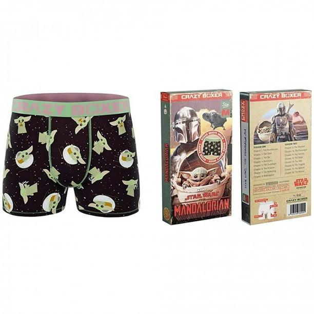 Star Wars The Mandalorian The Child Men's Boxer Briefs in VHS Tape