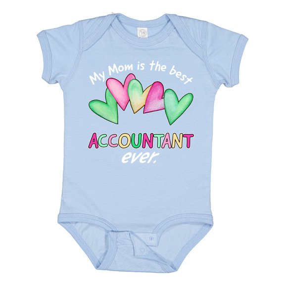 Inktastic My Mom is the Best Accountant Ever Boys or Girls Baby Bodysuit