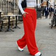 thumbnail image 6 of Hearthz Wide Leg Sweatpants Women High Waist Trousers Women Fall Soft Fleece Womens Sweatpants Cotton Joggers for Women, 6 of 6