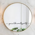 thumbnail image 1 of You're Like Really Pretty Mirror Decal Vinyl Decal Bathroom Decor (13.3"x2.3"), 1 of 6