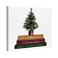 thumbnail image 2 of Wynwood Studio Holiday and Seasonal Wall Art Canvas Prints 'Christmas Tree and Storytime Books' Home Décor - Red, Green, 20" x 20", 2 of 5