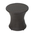 thumbnail image 6 of Barrel Side Table, Hourglass Water Hyacinth Wicker Table, Outdoor Wicker Accent Table, Handwoven Water Hyacinth Barrel Wicker Side Table for Outdoor Indoor Decor, 6 of 9