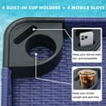 thumbnail image 5 of INTER HUT Floating Tray for Pool, Wicker Floating Serving Tray, Drink Tray, Snack Tray for Swimming Pool Floats, blue, 5 of 9