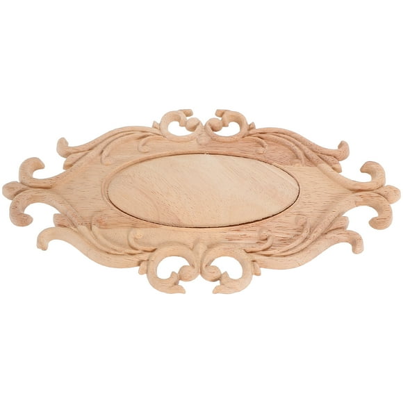 VERDANVERSE Wood Carving Applique Carved Decor Furniture Decoration 1Pcs