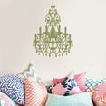 thumbnail image 1 of Vinatage Antique Decorative Chandelier Wall Decal Sticker, 1 of 4