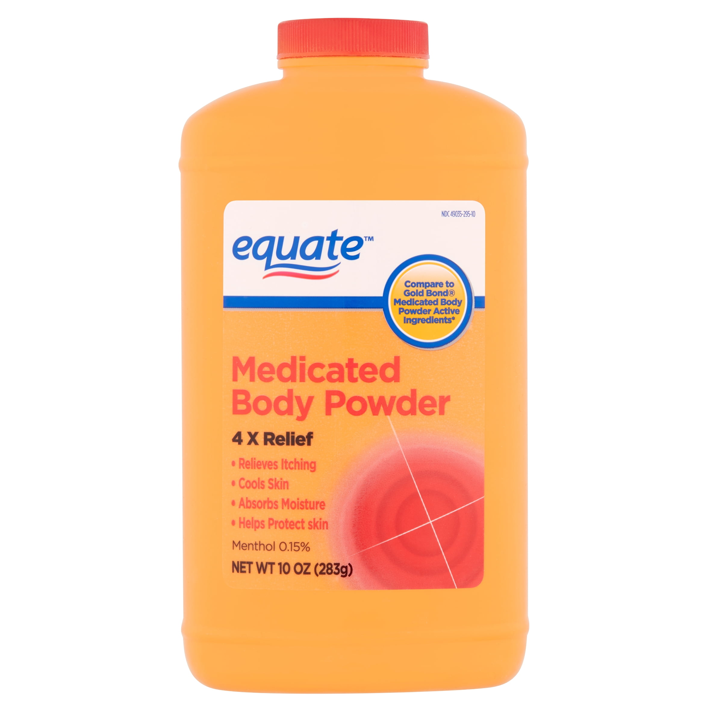Equate Medicated Body Powder, 10 oz
