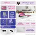 thumbnail image 3 of ASUS CM30 10.5 inch 2-in-1 Tablet WUXGA Touch Chromebook Laptop MediaTek Kompanio 520 8GB RAM 128GB eMMC Stylus Included Fog Silver, 3 of 18