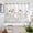 White, variant on Spring Floral Kitchen Curtains Window Panels, Watercolor Summer Botanical Flowers Insulated Window Treatment Curtain, Grommet Curtains for Bedroom/Living Room/Bathroom, 2 Piece 52"Wx45"L