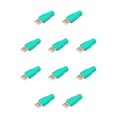 thumbnail image 3 of Sidaley Convertidores de adaptadores duraderos USB a PS2 para ordenador, teclado y ratón 1 PC 10piezas, 3 of 4