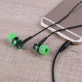 thumbnail image 3 of Auriculares estéreo deportivos de plástico con graves potentes para caminar, color rojo, 3 of 5