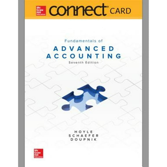 Pre-Owned Connect Access Card for Fundamentals of Advanced Accounting (Hardcover) by Joe Ben Hoyle, Thomas Schaefer, Timothy Doupnik
