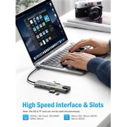 Lemorele 9 in 1 Laptops Docking Station with Gigabit Ethernet, 100W PD Charging, 4K HDMI, 5Gbps USB C/A Data Port,SD/TF Card Reader,Multiport Adapter USB C Hub for MacBook, Windows