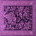 thumbnail image 1 of Ahgly Company Indoor Square Persian Purple Traditional Area Rugs, 3' Square, 1 of 4