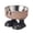 Coffee Brown, variant on Cartoon High-Footed Cat Bowl with a Smiling Face, Designed to Prevent Tipping And Protect Against Cervical Spine Issues for Pets, Suitable for Dogs And Cats, Without Battery