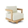 thumbnail image 2 of Farmhouse Swivel Armchair - Comfortable Accent Chair for Living Room, Bedroom, Office, 2 of 9