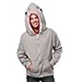 thumbnail image 3 of Chandail à Capuchon Requin Costume Adulte Moyen, 3 of 4