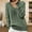 Green, variant on YHAJDS Women Casual Sweater,Pullover Sweaters for Women Solid Color Round Neck Long Sleeve Hollow Out Knit Sweater Fashionable Basic Style for Fall and Winter
