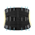 thumbnail image 3 of Back support belt, lumbar support, breathable lumbar support belt, back belt with support struts and adjustable tension straps, for men and women for posture correction, 3 of 6