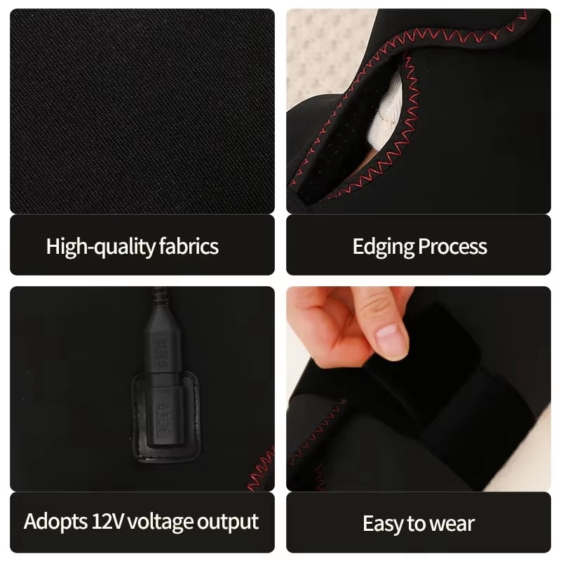 Electric foot vibration heating massager