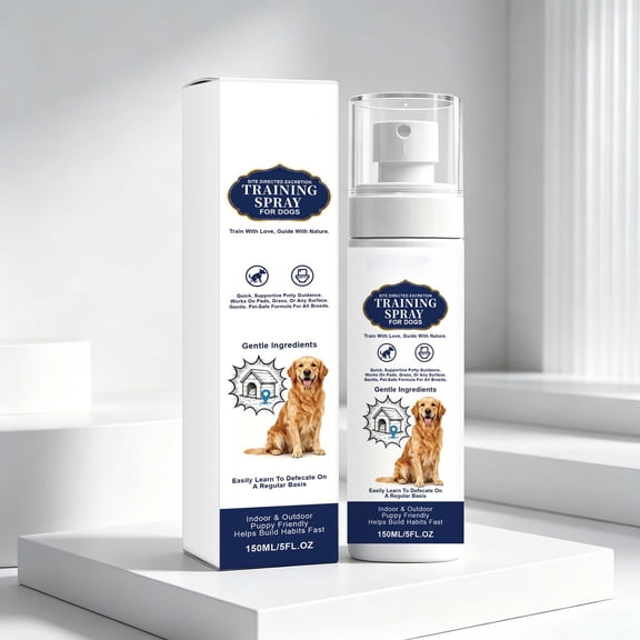 Dog Potty Training Spray – 150ml Puppy Housebreaking Aid, Indoor & Outdoor Use, Attractant for Pee Pads, Yard & Artificial Grass, Pet‑Safe Formula